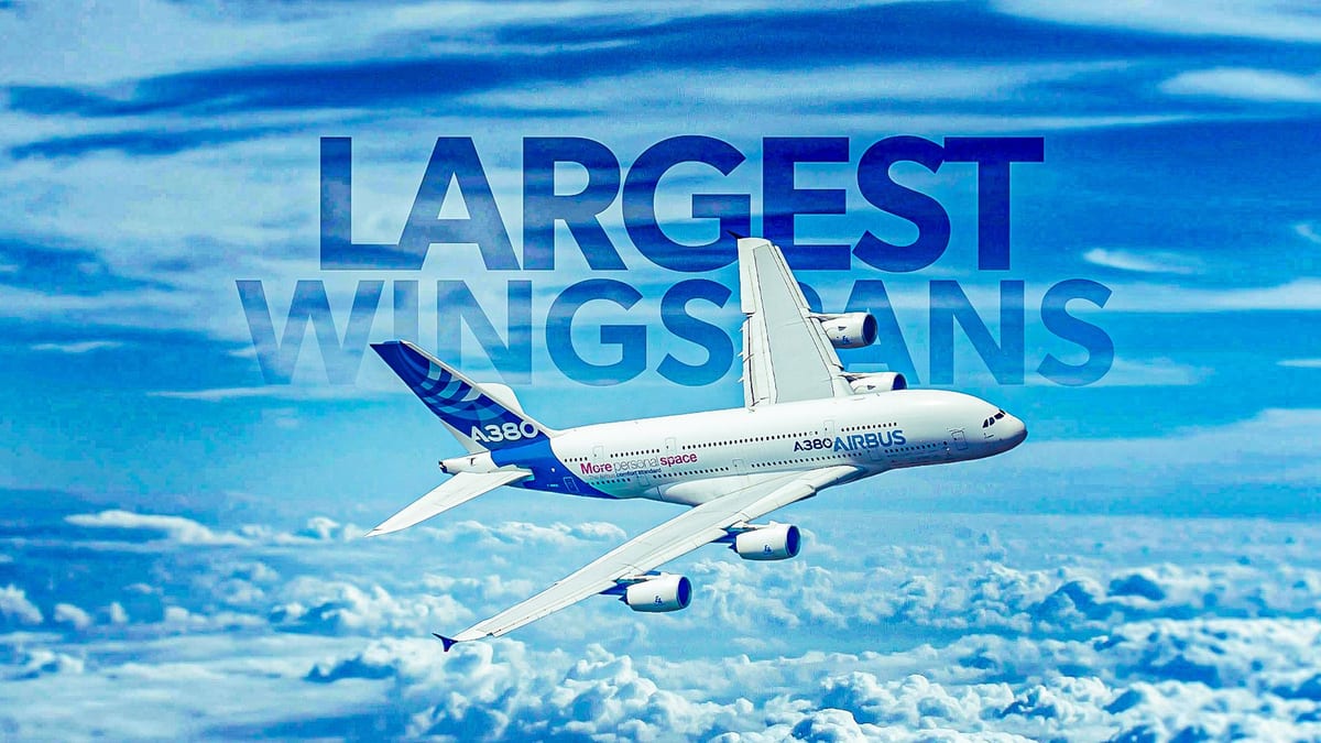 6 Commercial Airliners With the Largest Wingspans Today