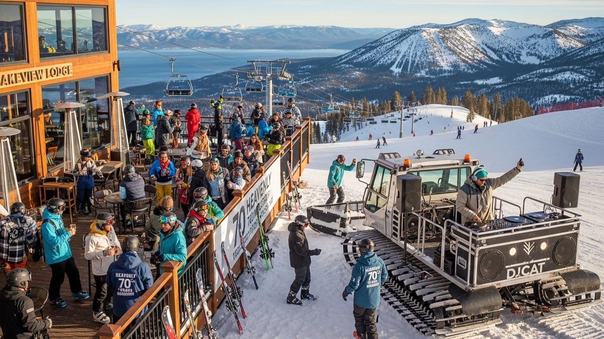 Heavenly Mountain Celebrates 70th Season With January 31 Lake Tahoe Midwinter Party