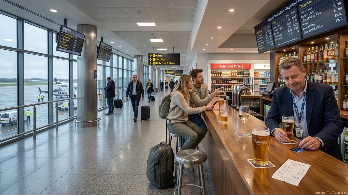 Aberdeen Named Scotland’s Priciest Airport for a Pre-Flight Pint and Glass of Wine