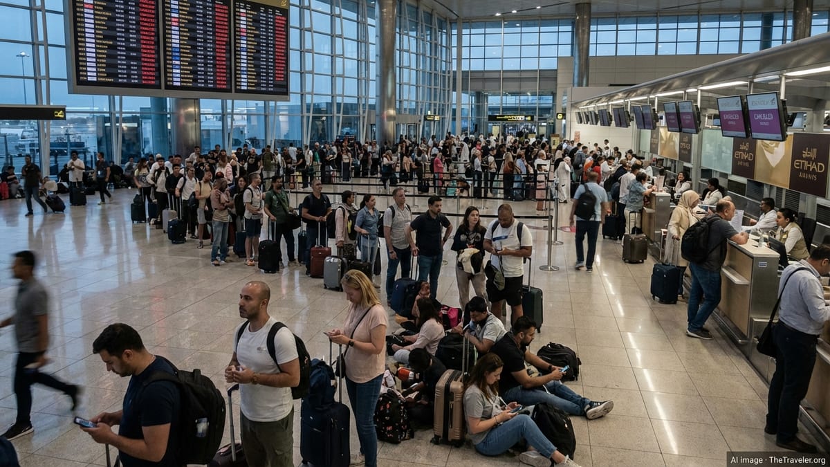 Abu Dhabi Airport Paralysed as Iran Strikes Upend UAE Flights