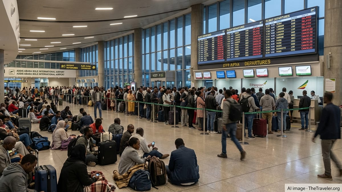 Mass Flight Disruptions Strand Hundreds at Addis Ababa Bole