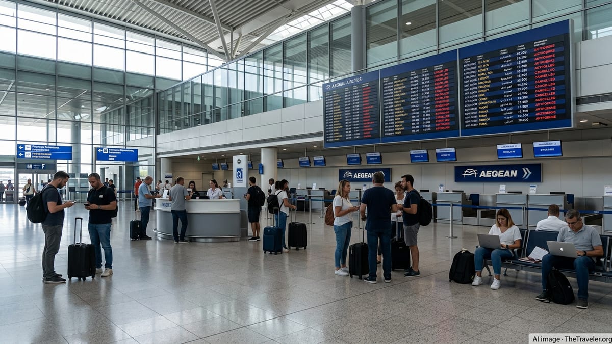 Aegean Airlines Extends Middle East Cancellations, Hitting Tourism