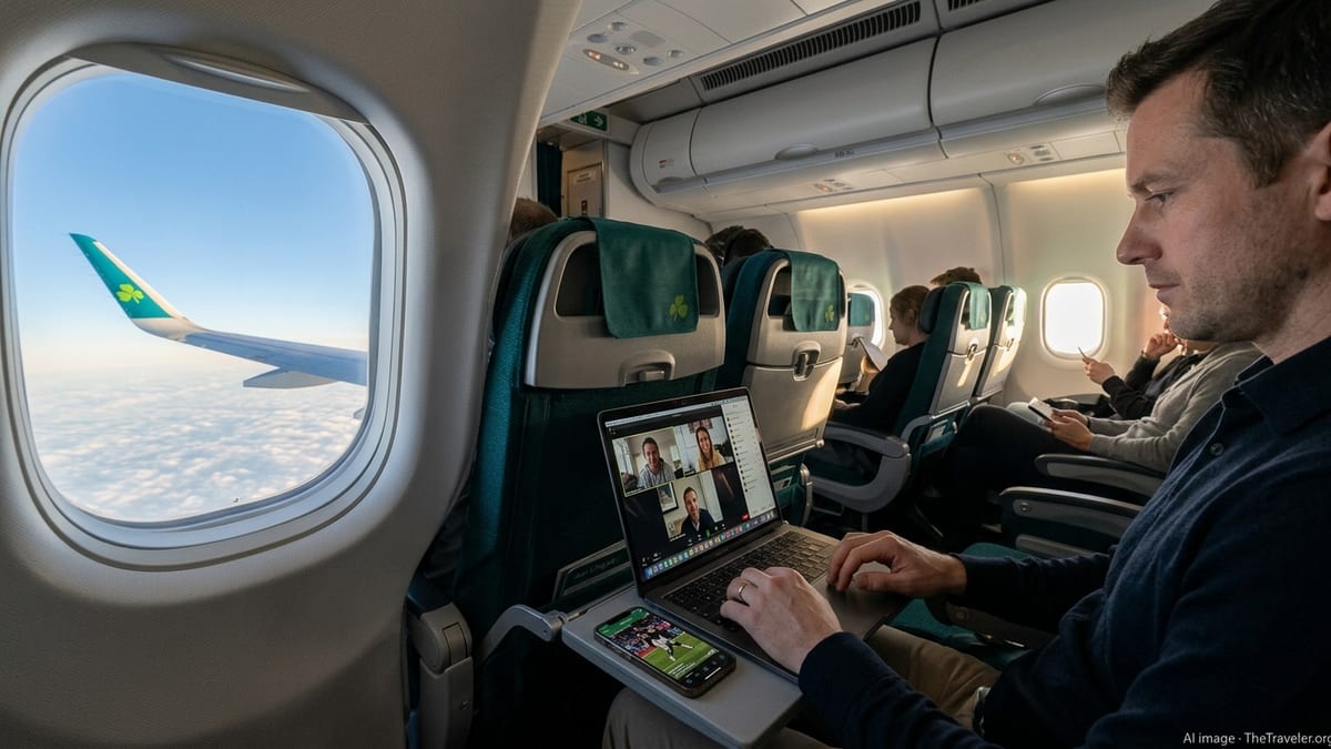 Aer Lingus activates its first Starlink-connected jet