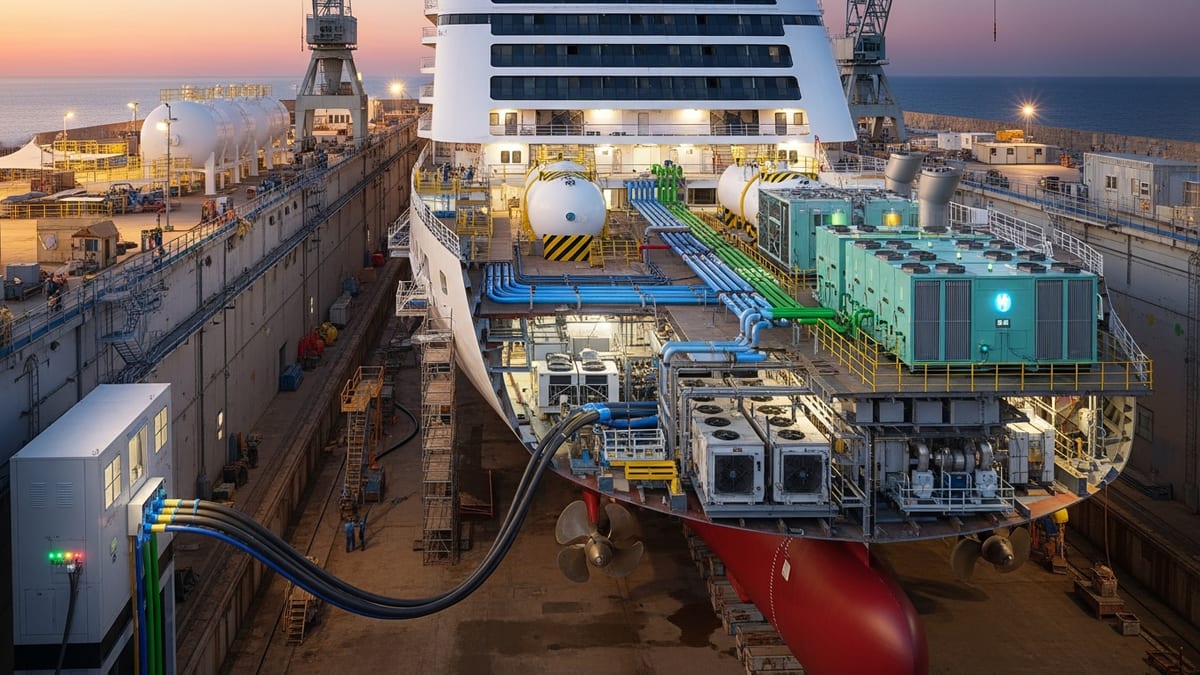 Fincantieri Drydocks Become Green Labs for Next-Gen Cruise Ships