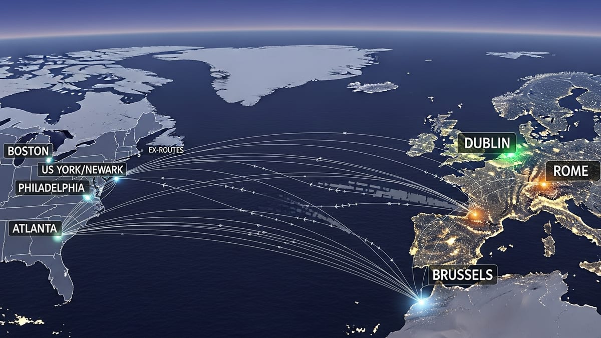 US Airlines Cut Transatlantic Flights, Squeezing Dublin, Rome and Brussels