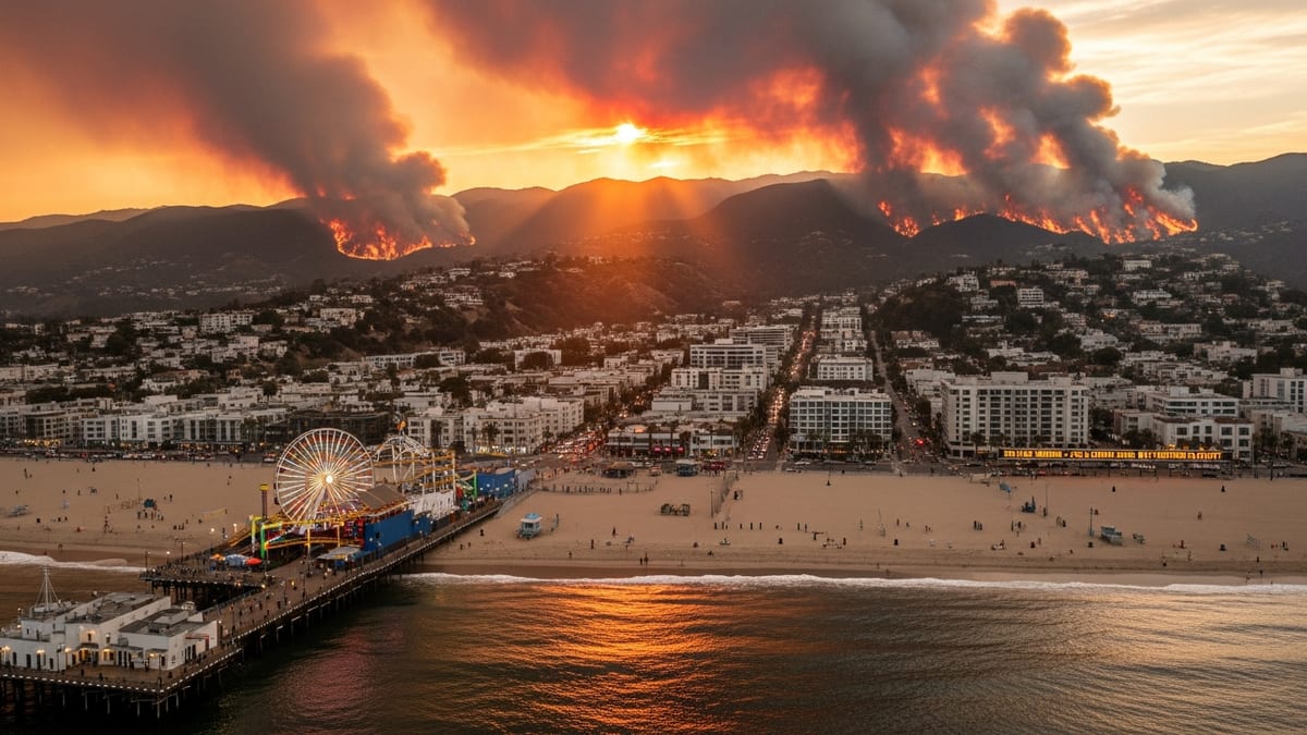 Wildfire Warnings Reshape Beach Travel in Malibu, Santa Monica and Venice