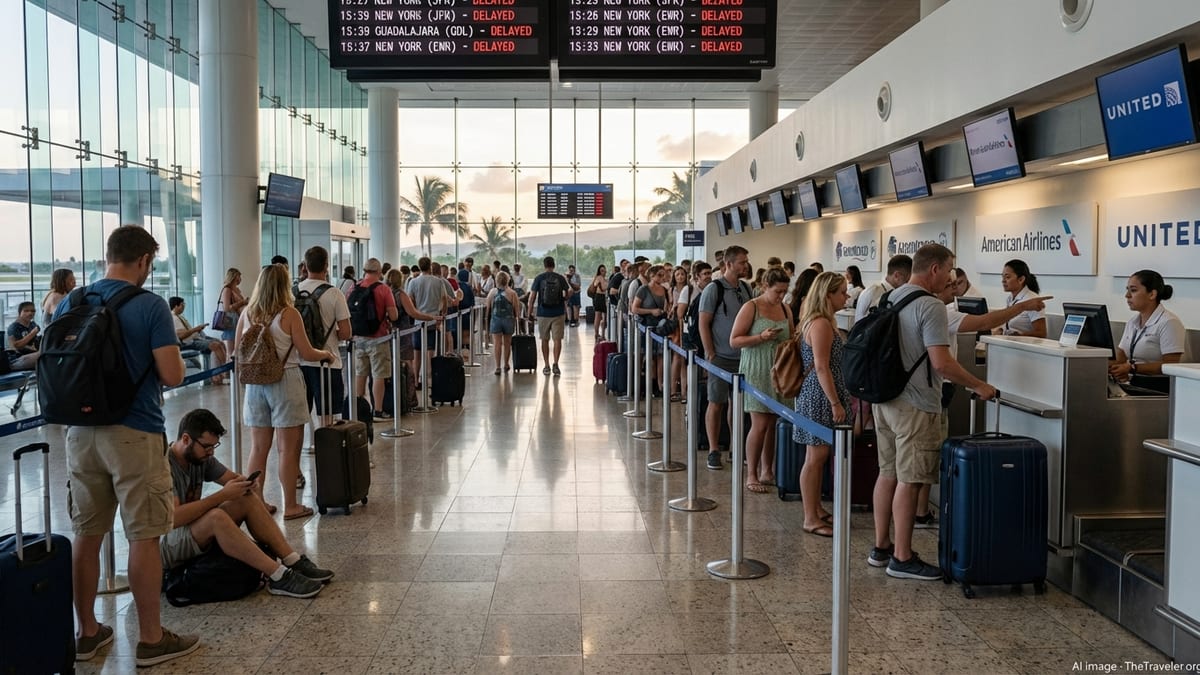 Flight Disruptions Hit Cancun, Guadalajara and New York