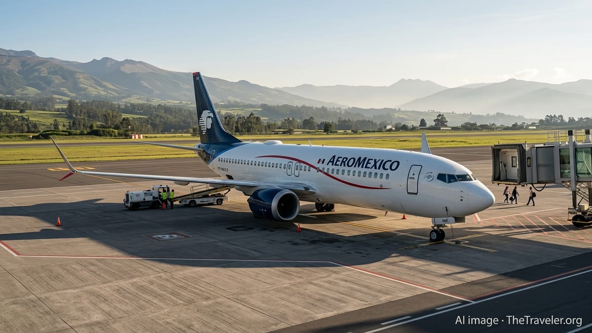 Aeromexico Restores Mexico City–Quito Route With Four Weekly Flights
