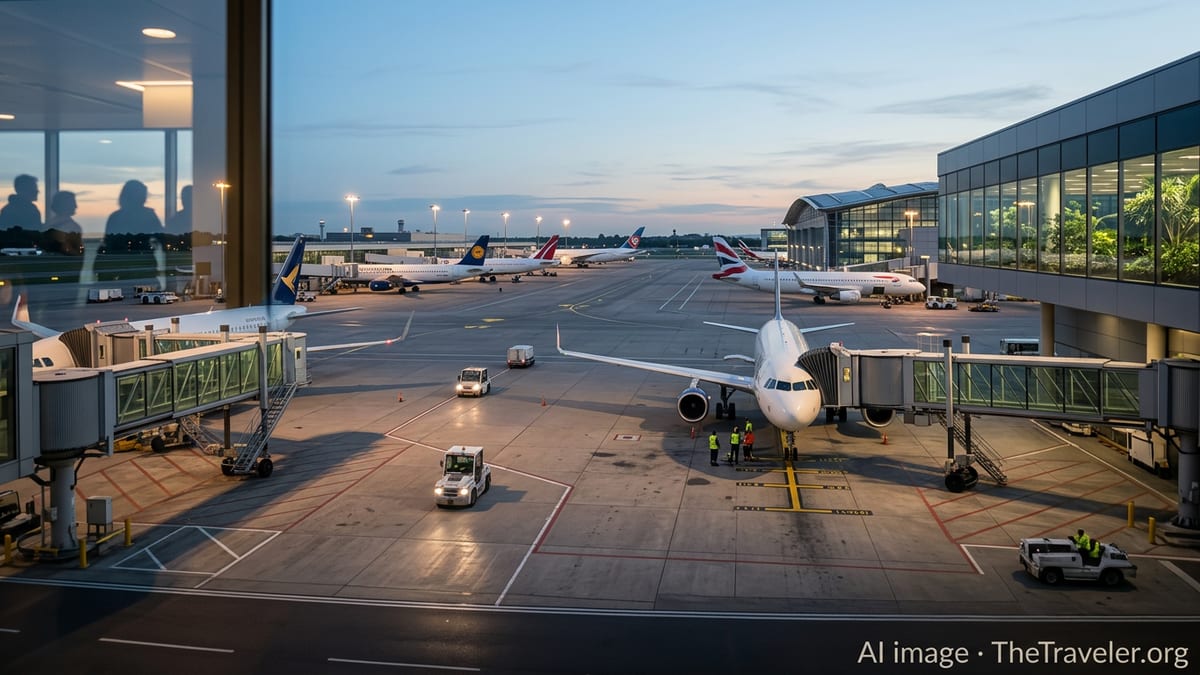 AI Stand Allocation Promises Smoother Flights in UK and Asia