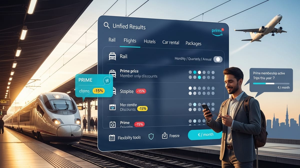 eDreams ODIGEO Brings Rail Into Prime, Pushing All-Travel Subscription Strategy in Europe