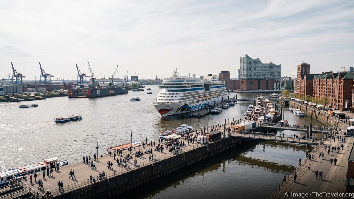 AIDA Cruises Marks Hamburg’s 837th Port Anniversary