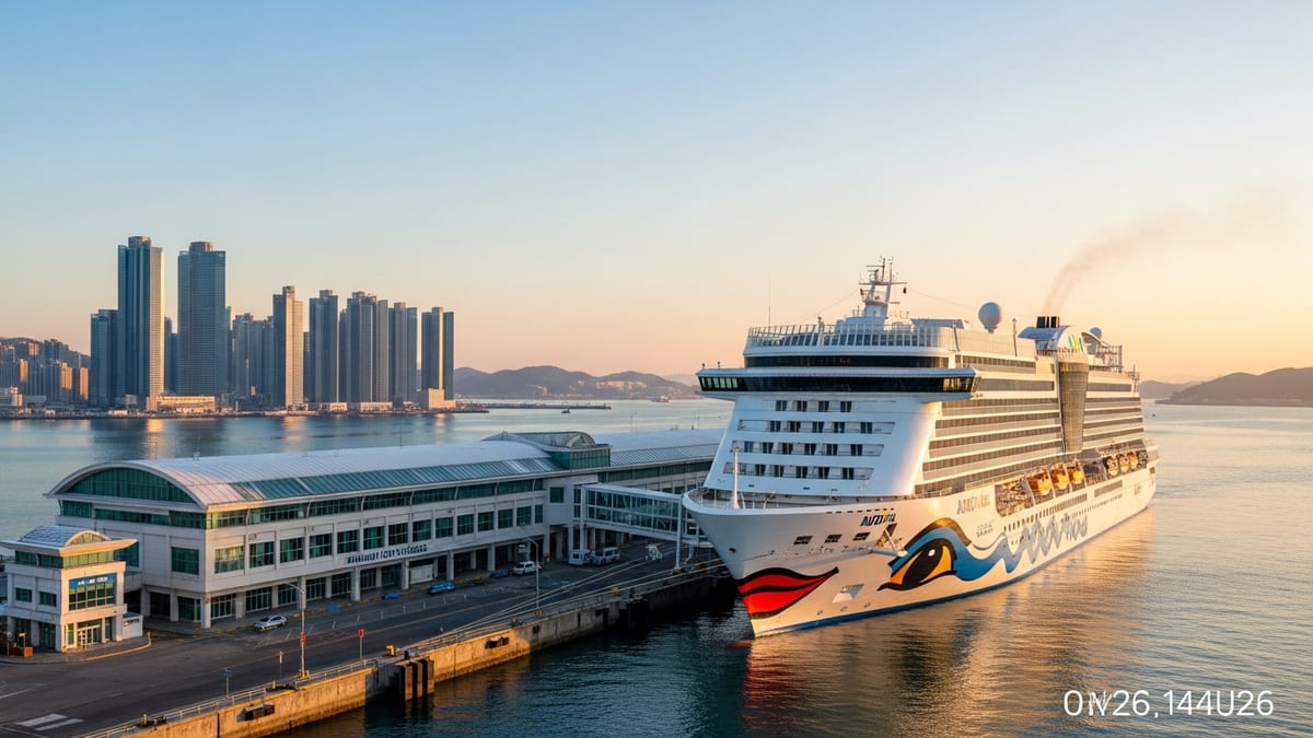 AIDAdiva Puts Busan Center Stage as It Opens Korea’s 2026 Cruise Season