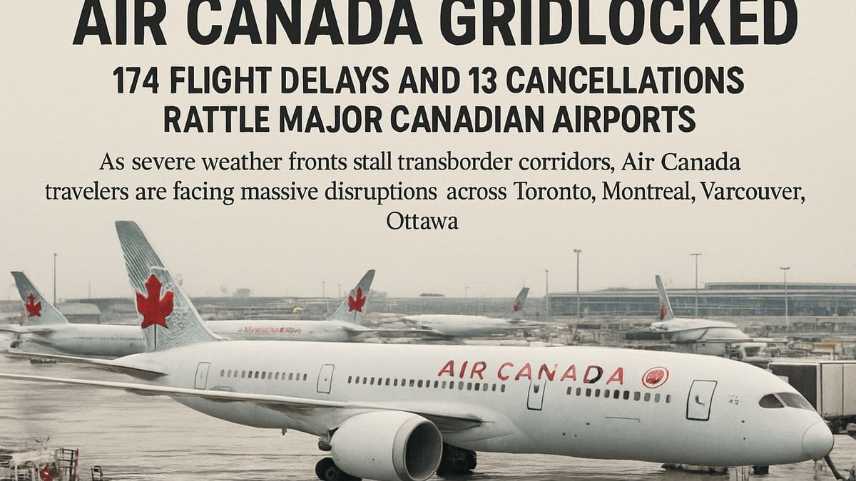 Air Canada Gridlock: Delays Snarl Major Canadian Hubs