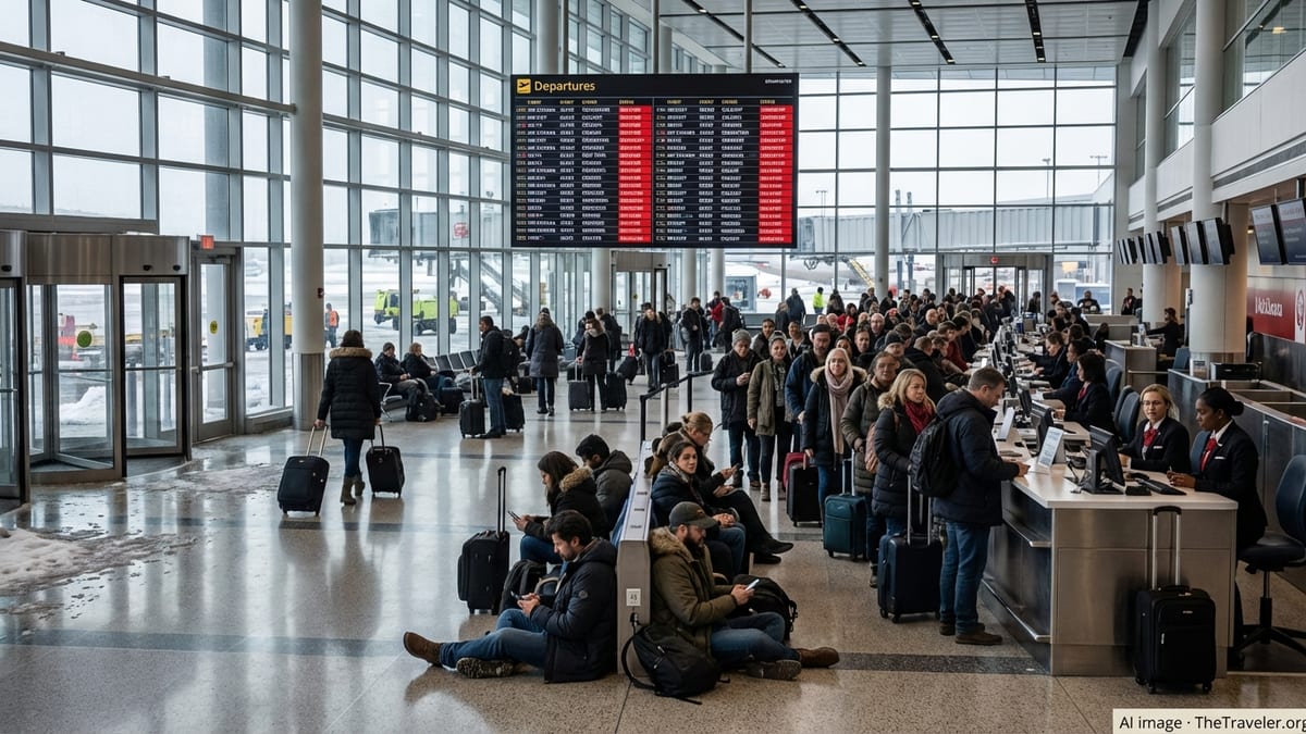 Flight Disruptions Hit Major Hubs for Air Canada, WestJet and Delta