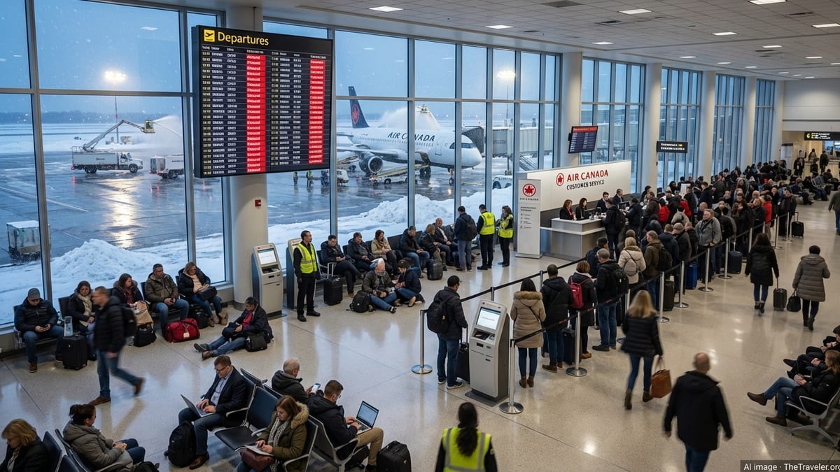 Winter Storm Triggers Air Canada Disruptions Across 4 Nations