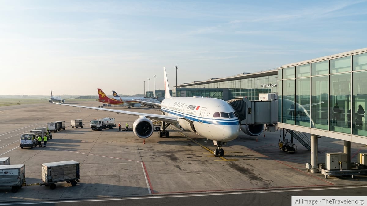 Air China links Brussels with Beijing and Chengdu