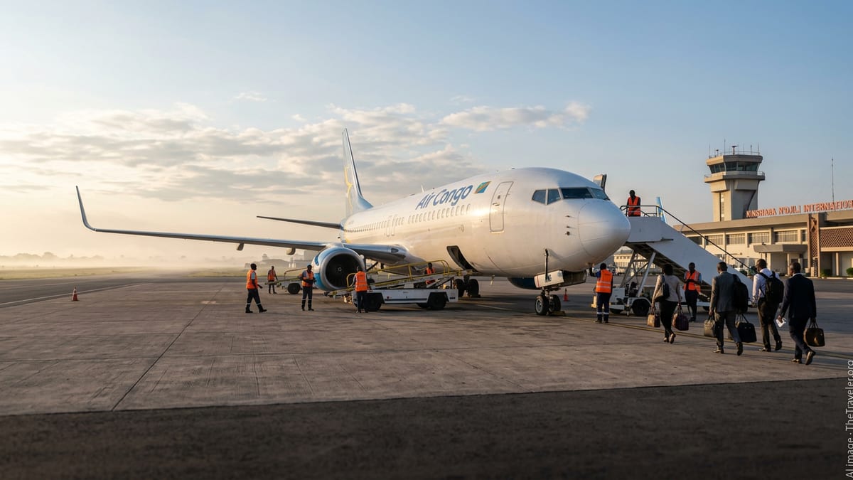 Air Congo Unveils New Kinshasa–Johannesburg–Entebbe Network