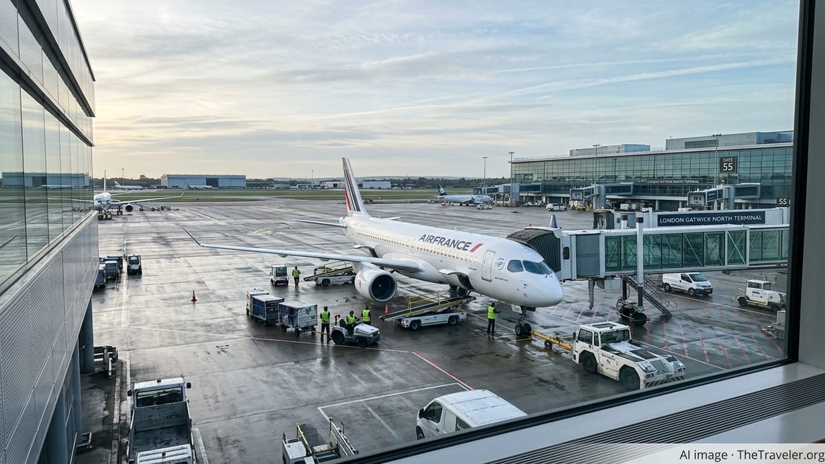 Air France Returns to Gatwick With New Paris CDG Link