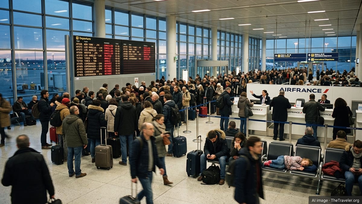 Air France Cancellations Leave Passengers Stranded Across Continents