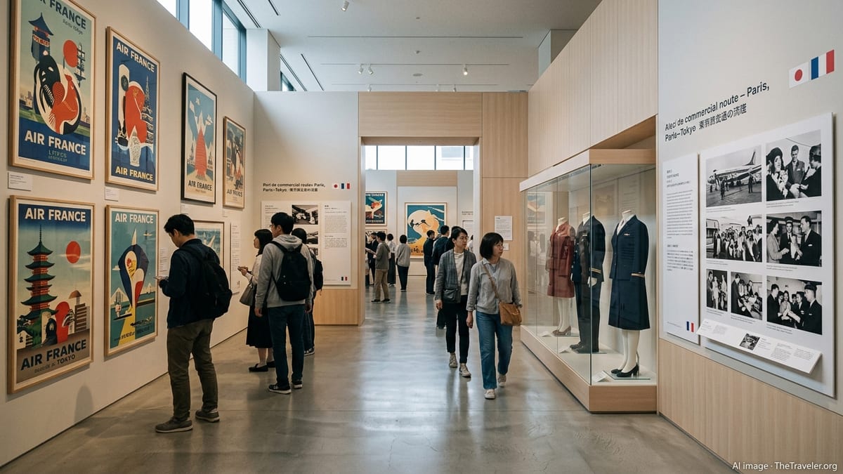 Air France Opens Aviation Heritage Exhibition in Tokyo