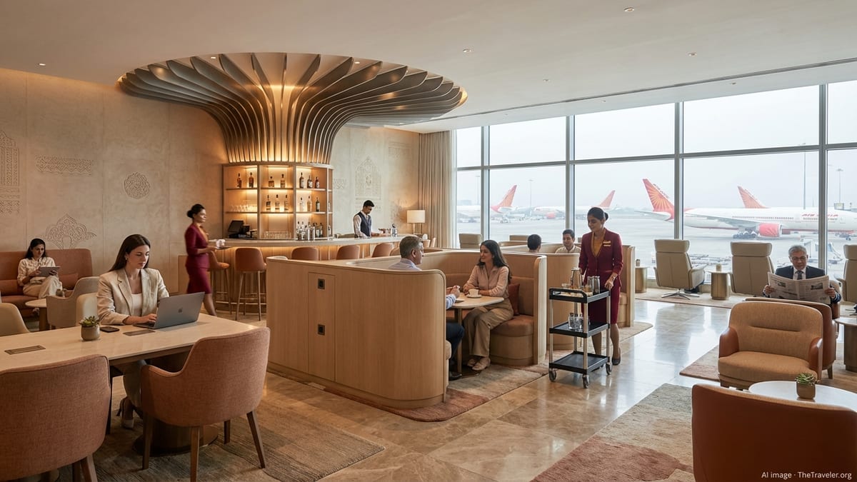 Air India Debuts Flagship Maharaja Lounge at Delhi T3