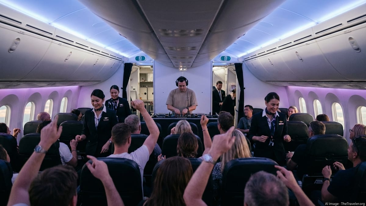 Air New Zealand Launches SYNTHONY Rave Flight to Christchurch