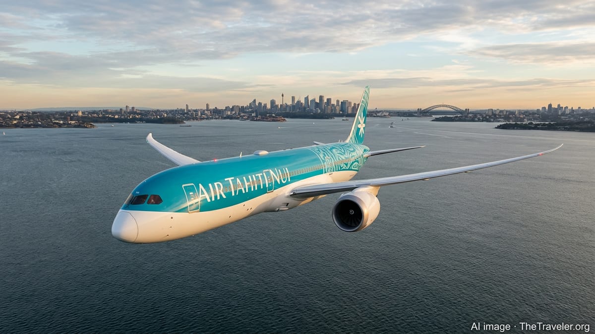Air Tahiti Nui Restores Papeete–Sydney Link on 787-9 Dreamliner