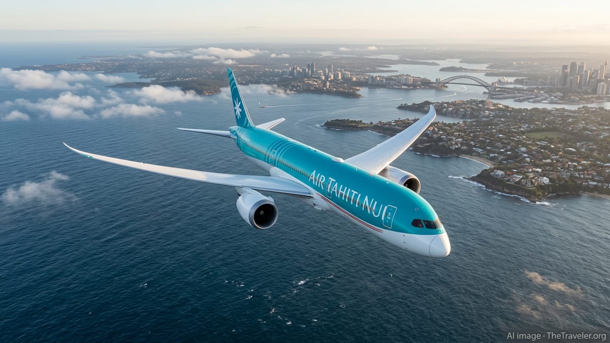 Air Tahiti Nui Unveils Nonstop Papeete–Sydney Service
