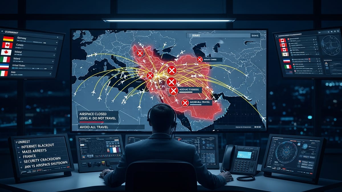 Germany’s 'Do Not Travel' Warnings as Iran Crisis Deepens