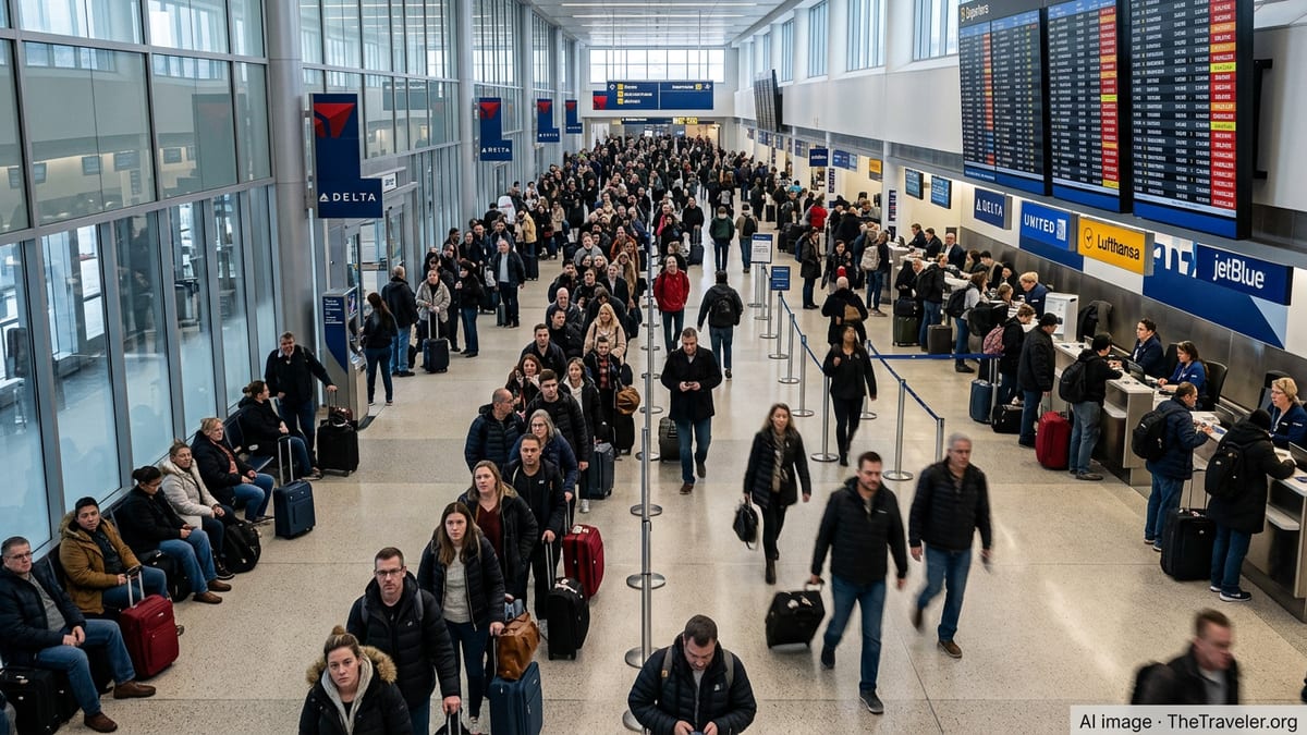 Air Travel Chaos Strands Thousands Across Four U.S. States