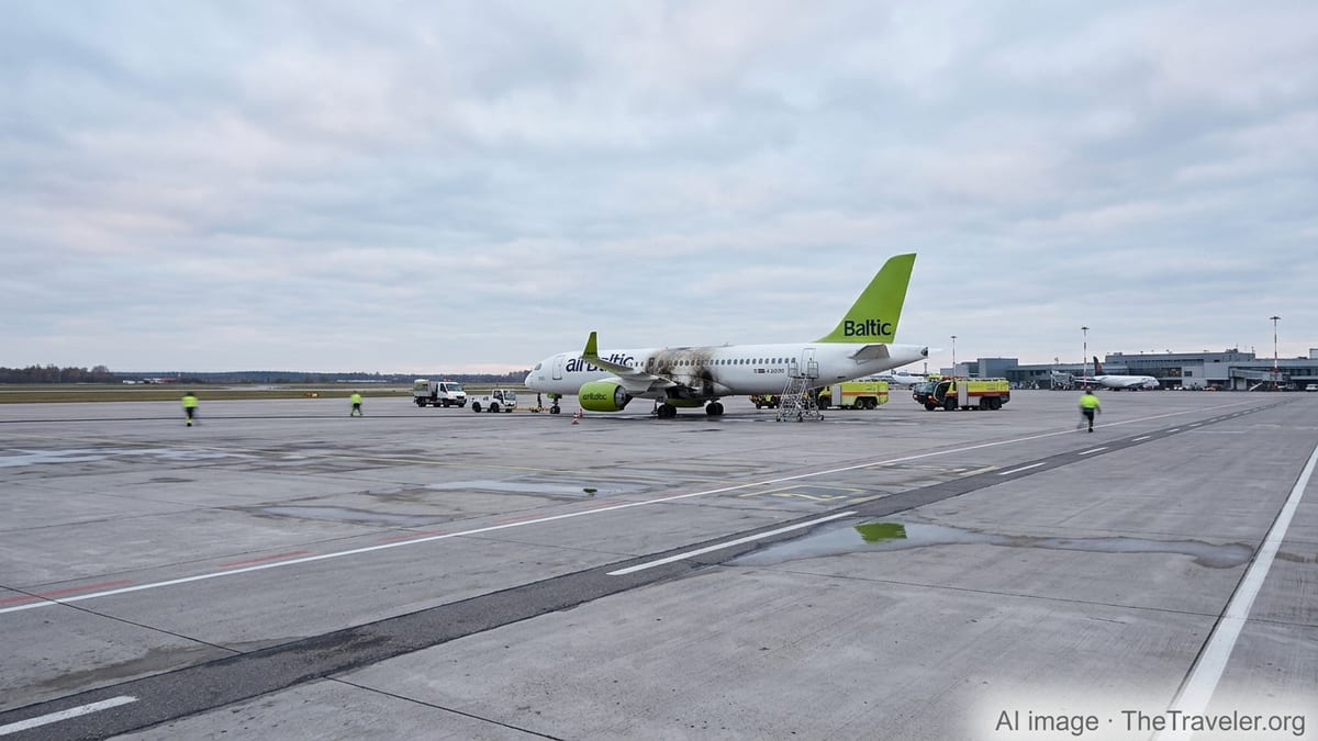 airBaltic A220 Destroyed in Riga Ground Fire Marks First Hull Loss