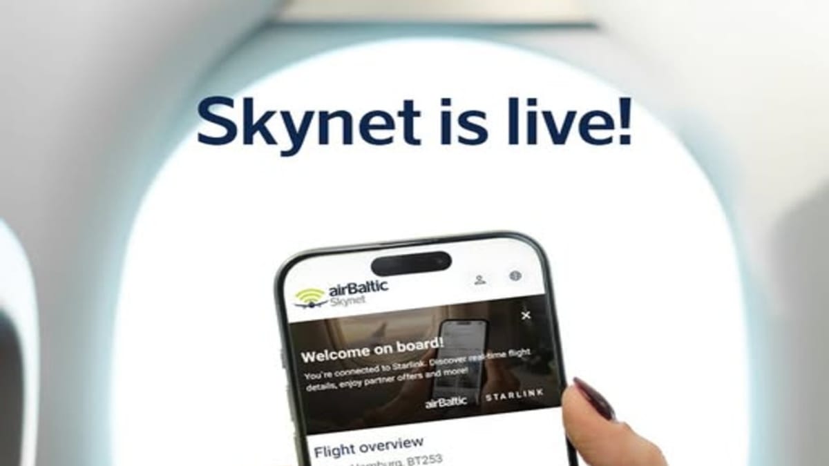 airBaltic Unveils Skynet Platform Powered by Starlink
