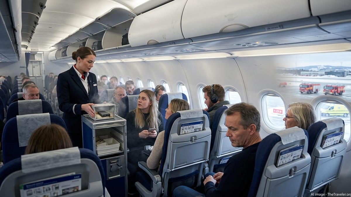 Overheating Power Bank Forces SAS Oslo–Tromsø Flight to Divert to Trondheim