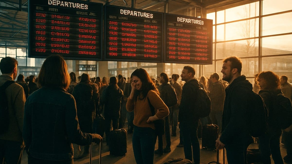 Airline Cancellations Leave Travelers Stranded at UK Hubs