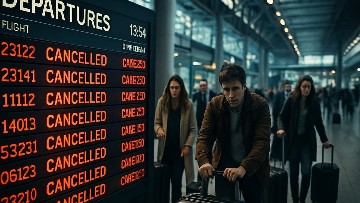 Airline Cancellations Strand Hundreds at Major UK Hubs