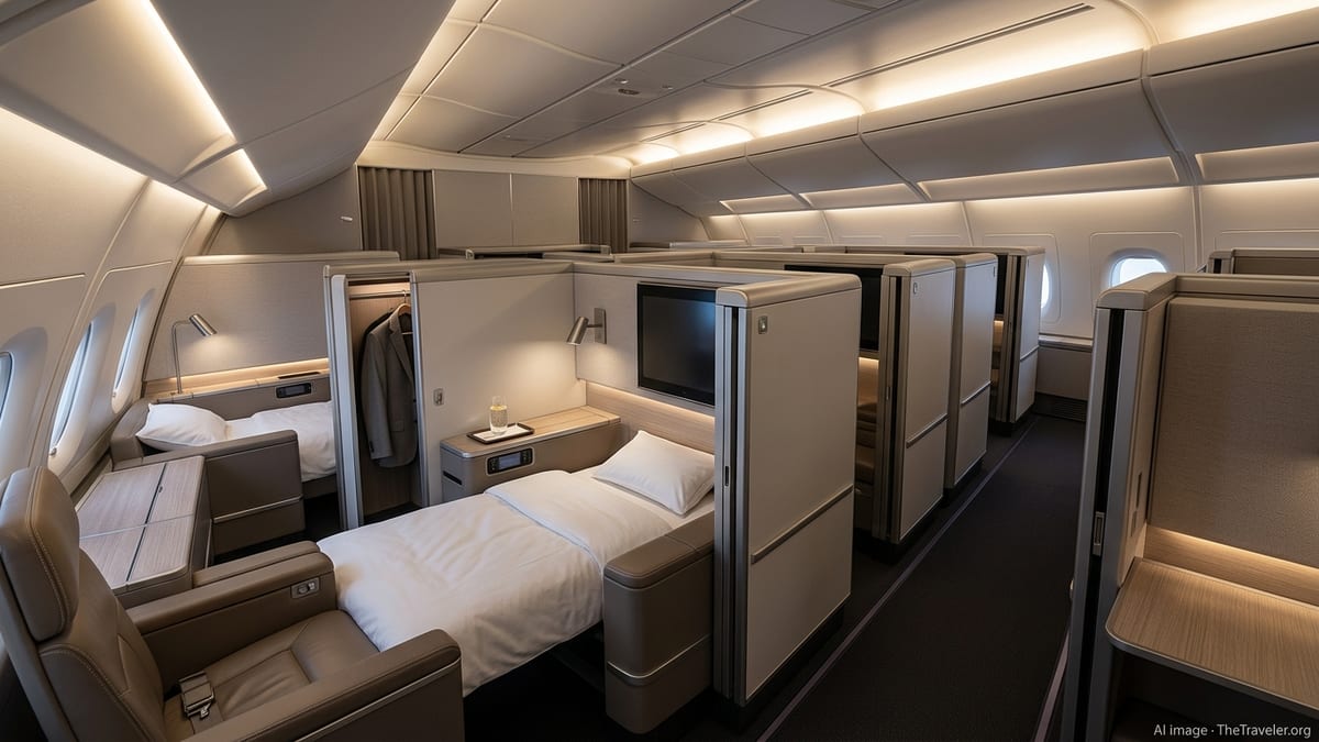 Airlines Raise the Bar With Door‑Equipped First‑Class Suites