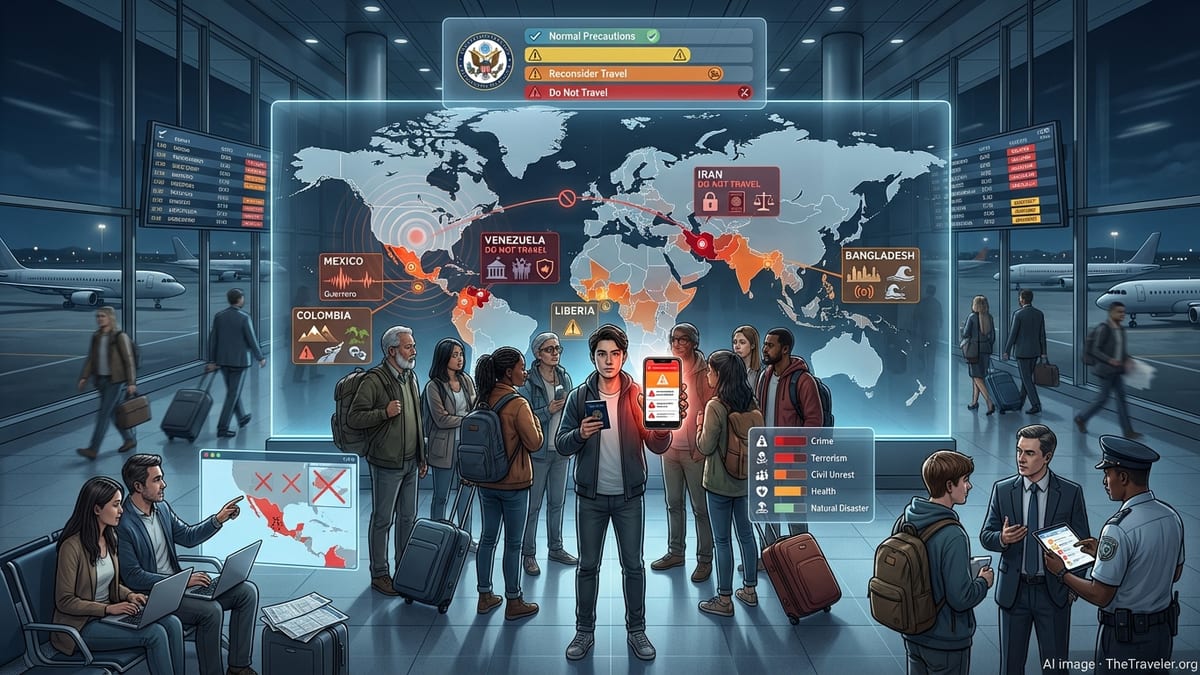 Mexico Joins High-Risk List as Sweeping U.S. Travel Warnings Shake Tourism