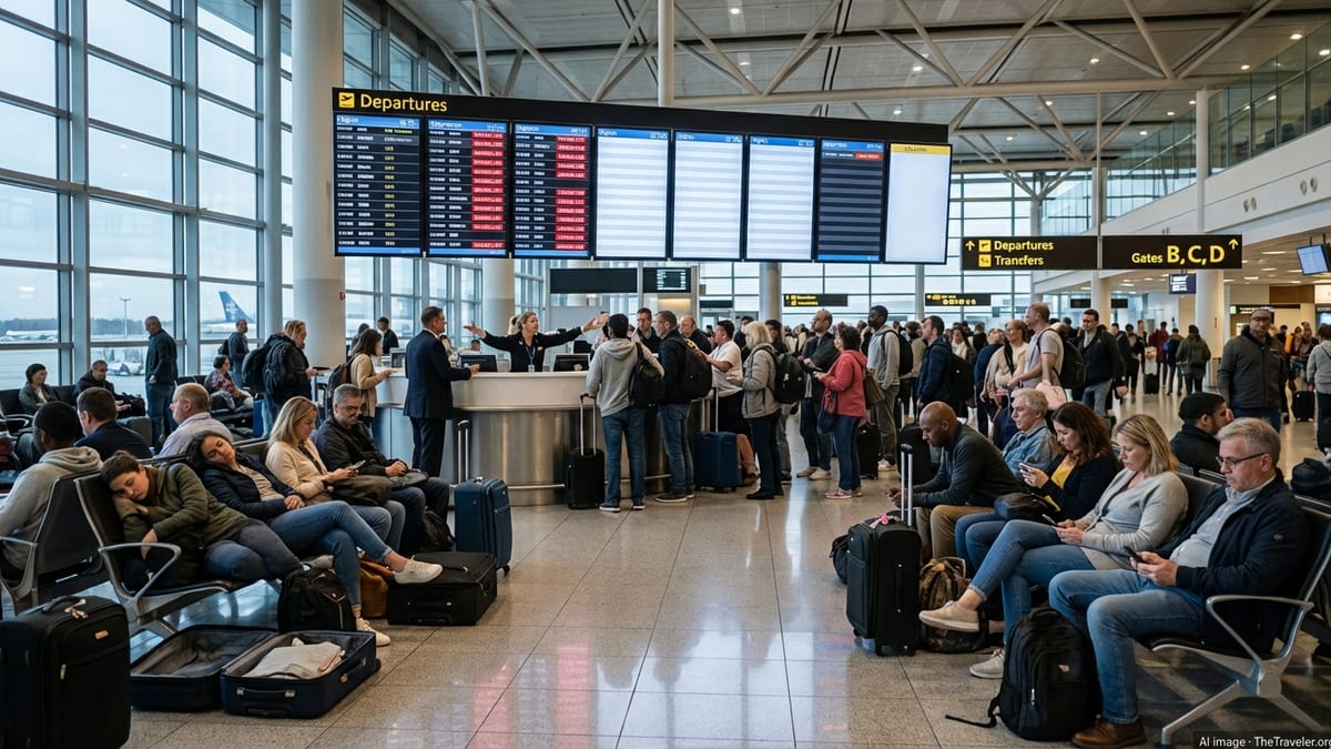 Travel Chaos as Airlines Halt Flights in Middle East Crisis