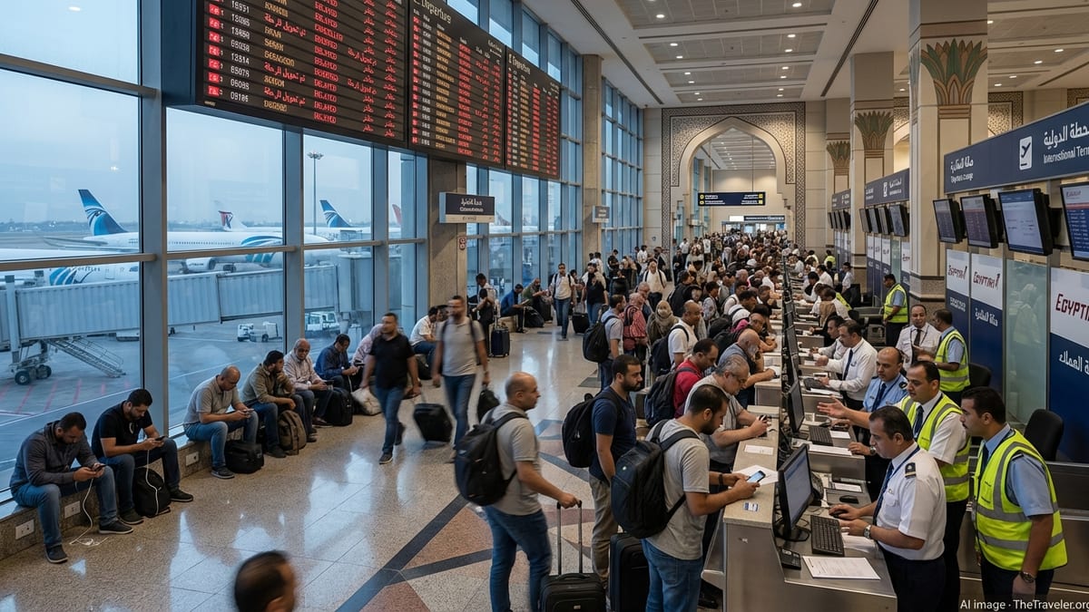 Airspace Closures Trigger Global Chaos as Flights Divert to Egypt