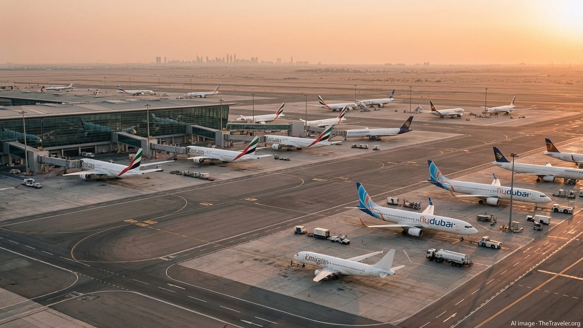 Middle East Mayhem Grounds Dubai: Al Maktoum Flights Frozen