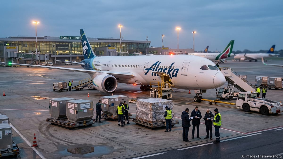 Alaska Airlines Turns Rome–Seattle Debut Into Ambitious Transatlantic Cargo Play