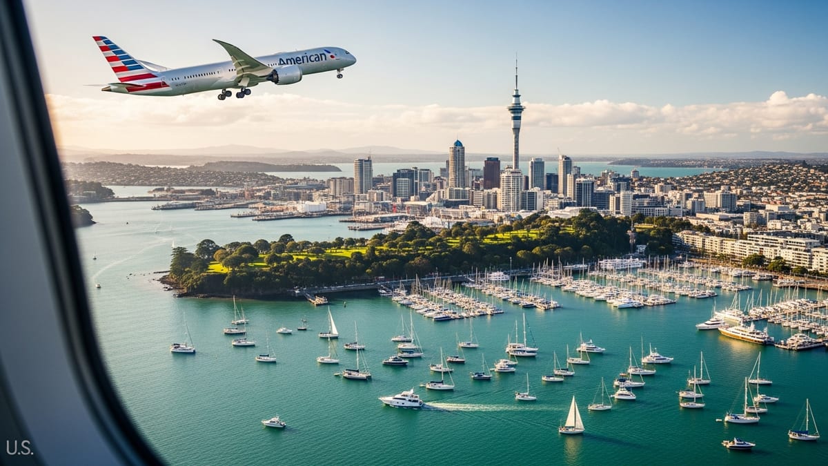 American Airlines Launches Seasonal Dallas–Fort Worth to Auckland ‘City of Sails’ Nonstop