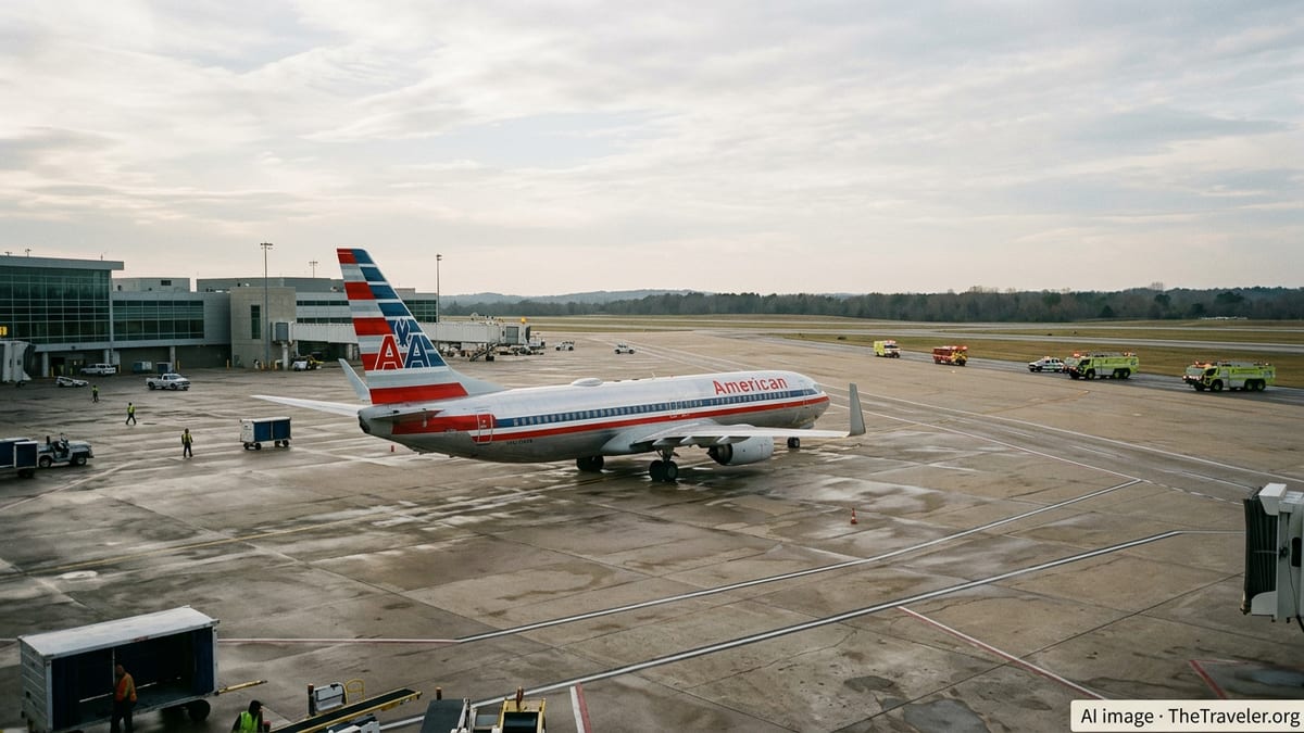 American Airlines AA1396 Diverts to Little Rock After In‑Flight Emergency