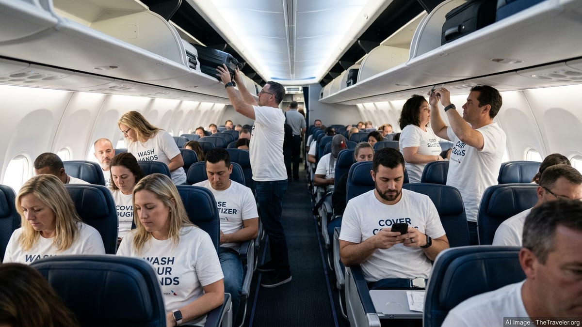 American Airlines Uses T‑Shirts to Push Inflight Health Message