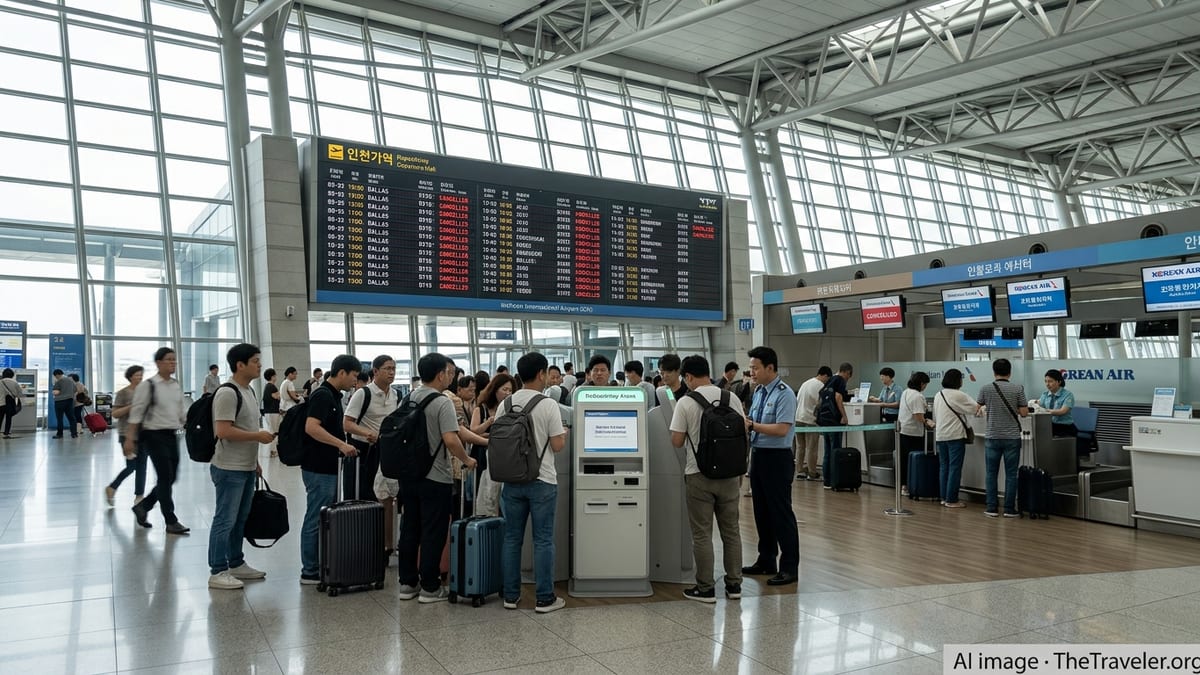 American, Korean Air Cancellations Disrupt Key South Korea Routes