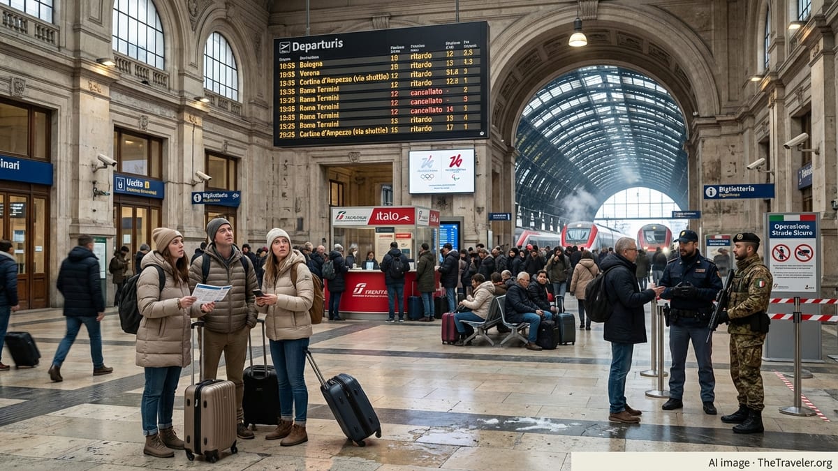 Rail Sabotage Disrupts Milan Cortina Olympic Travel for Americans in Italy