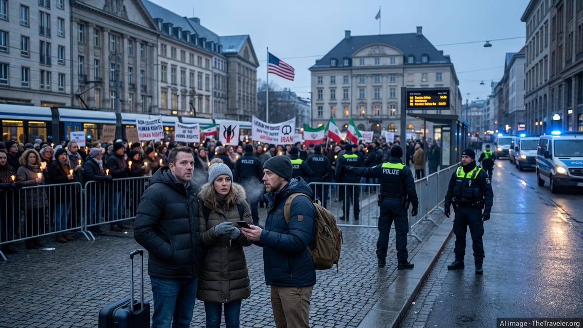 Minneapolis Travelers Face Heightened Security Amid Iran-Linked Protests Across Europe