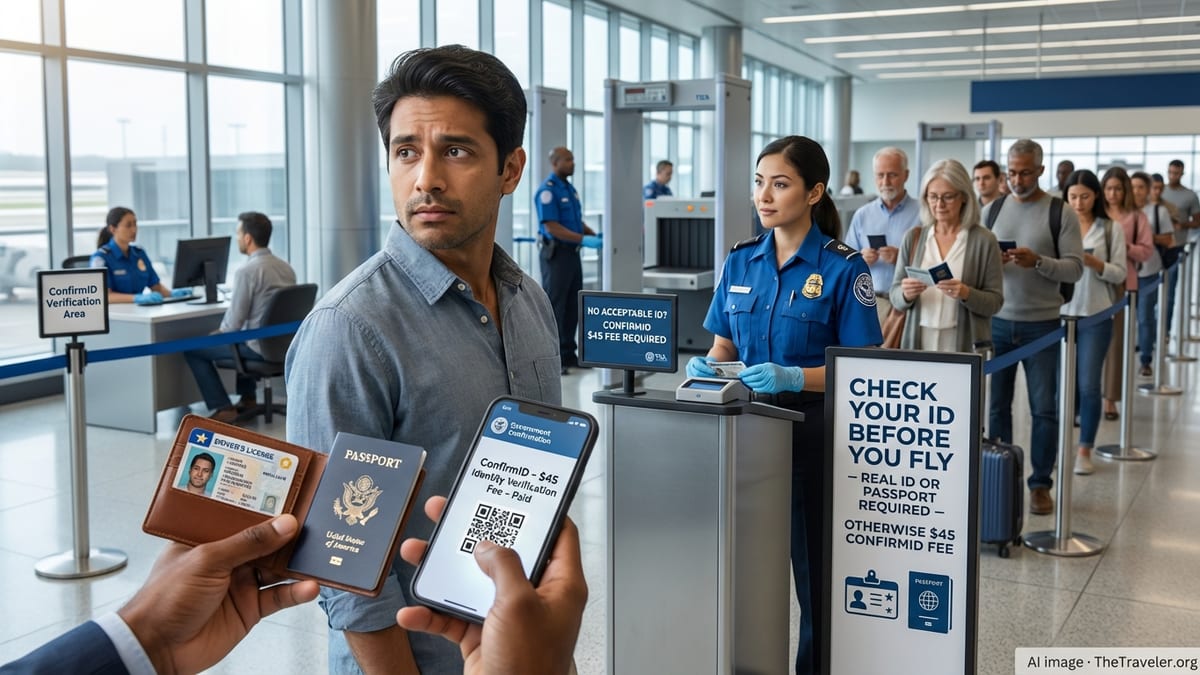 TSA Rolls Out $45 ConfirmID Fee for Travelers Without REAL ID at Security