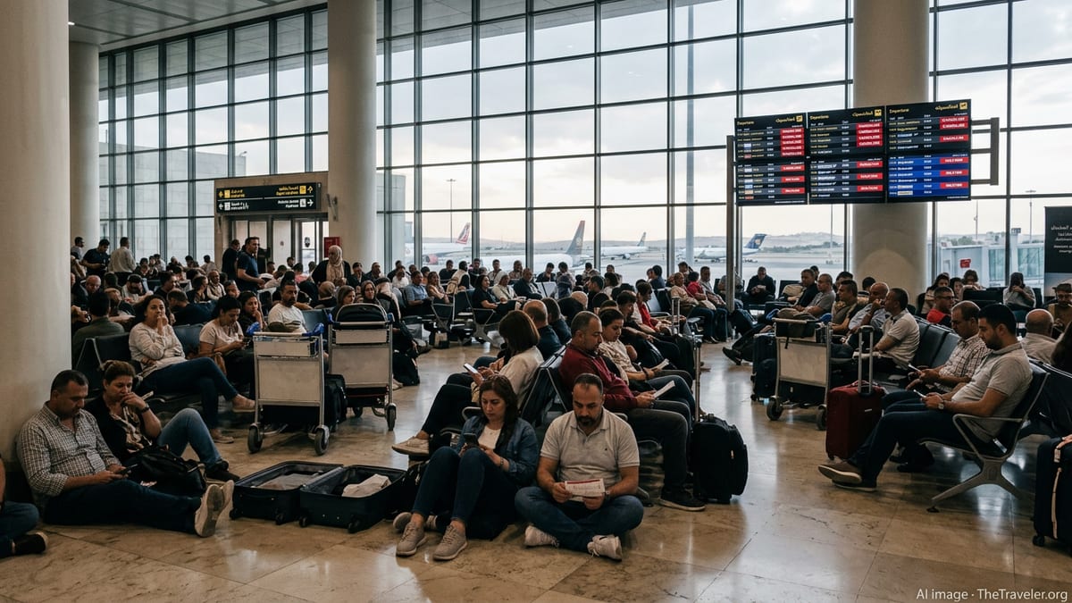 Mass Cancellations at Amman Airport Leave Travellers Stranded