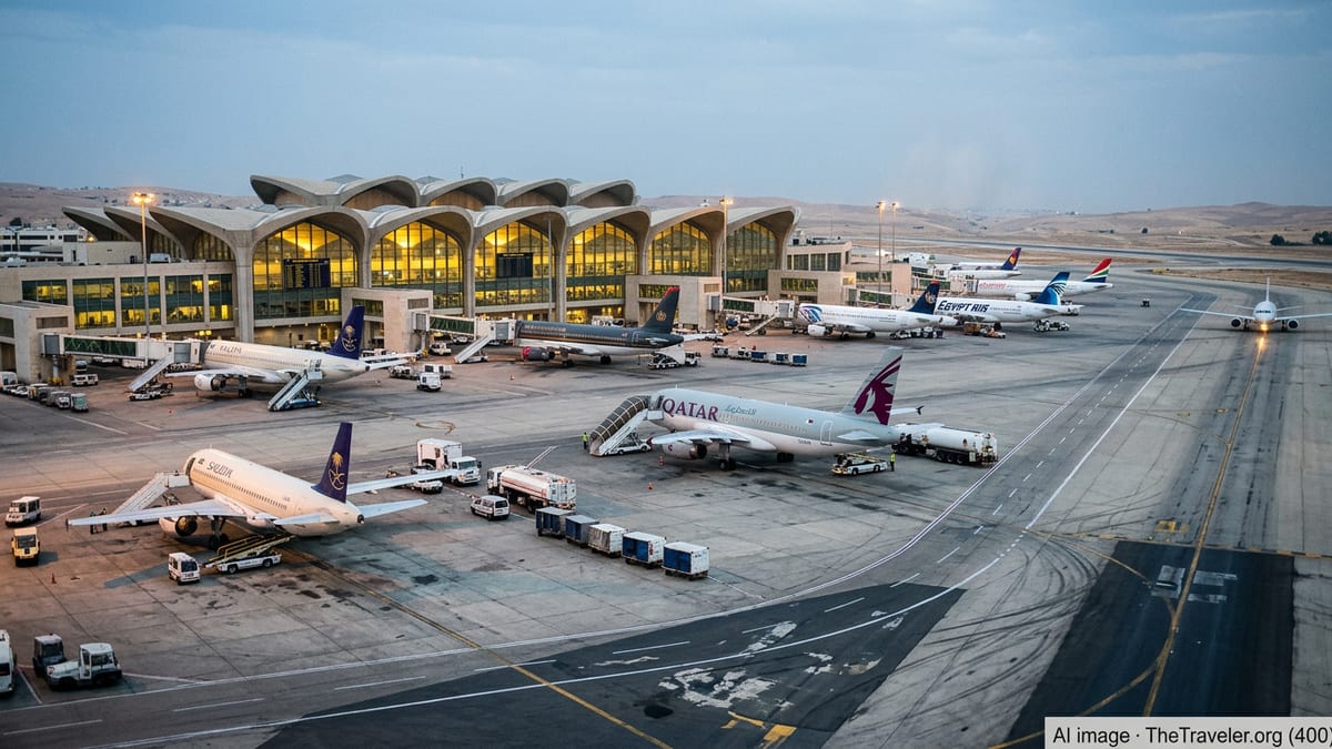 Delays and Cancellations Snarl Flights at Amman’s Queen Alia